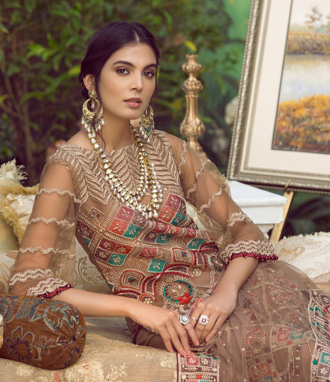 Serene bareeze net wedding 2022 pakistani master king replica suit maxi