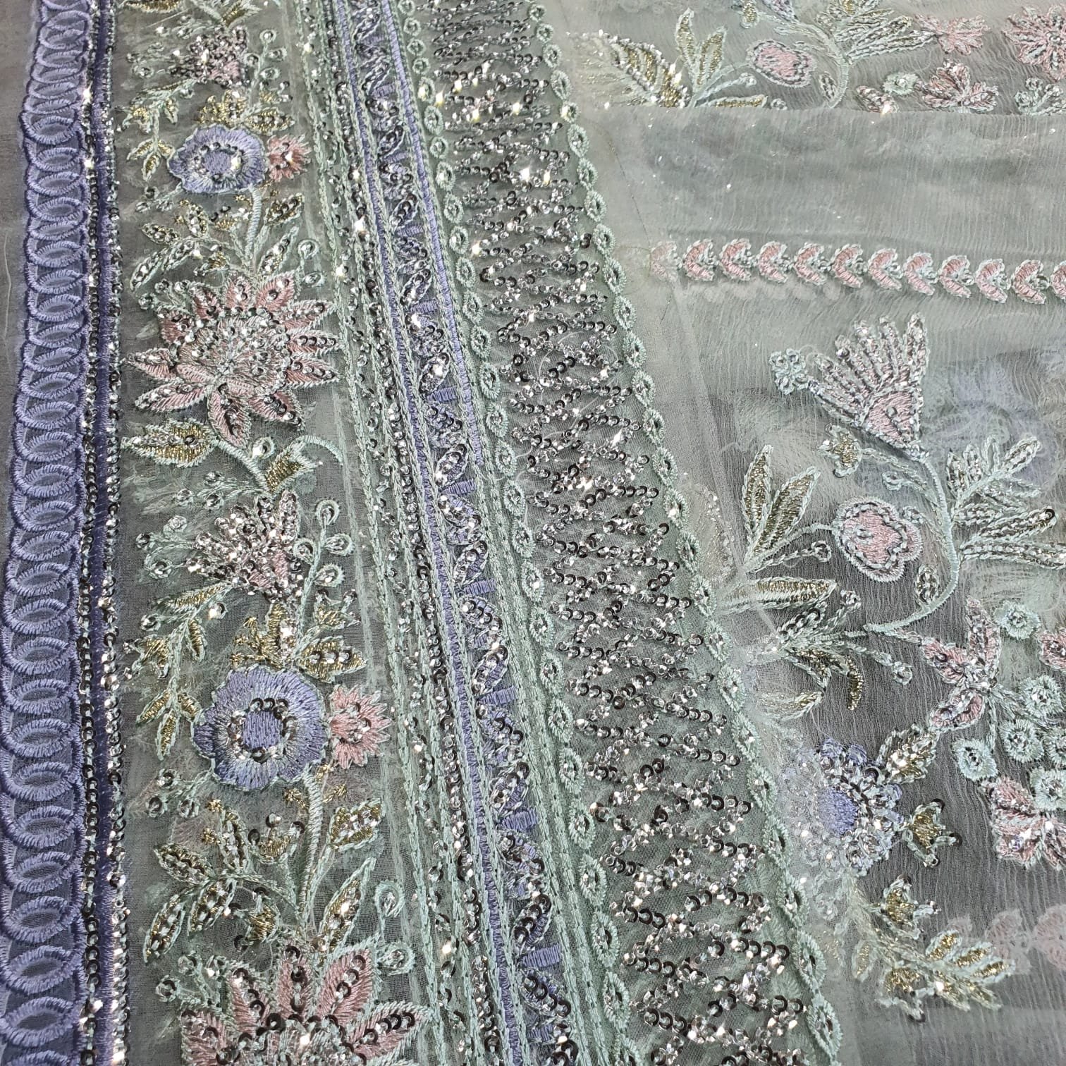 Mushq chiffon wedding 2022 pakistani master king replica suit maxi