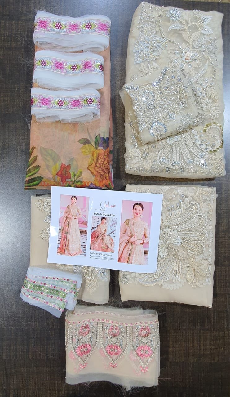 Elaf premium 2022 handwork collection master copy chiffon wedding 2022 pakistani master king replica suit maxi