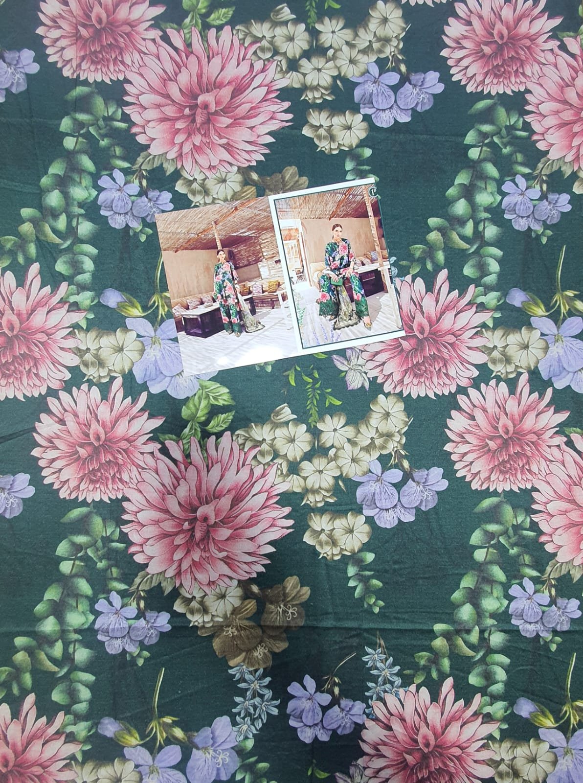 Maria b winter mprints master copy replica online winter collection 2022 linen suit navy blue best quality replica 2022 master replica