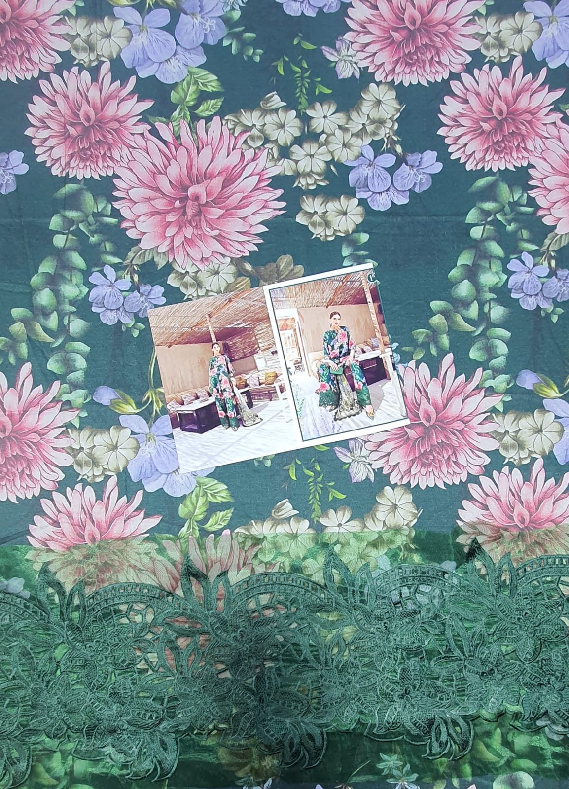 Maria b winter mprints master copy replica online winter collection 2022 linen suit navy blue best quality replica 2022 master replica