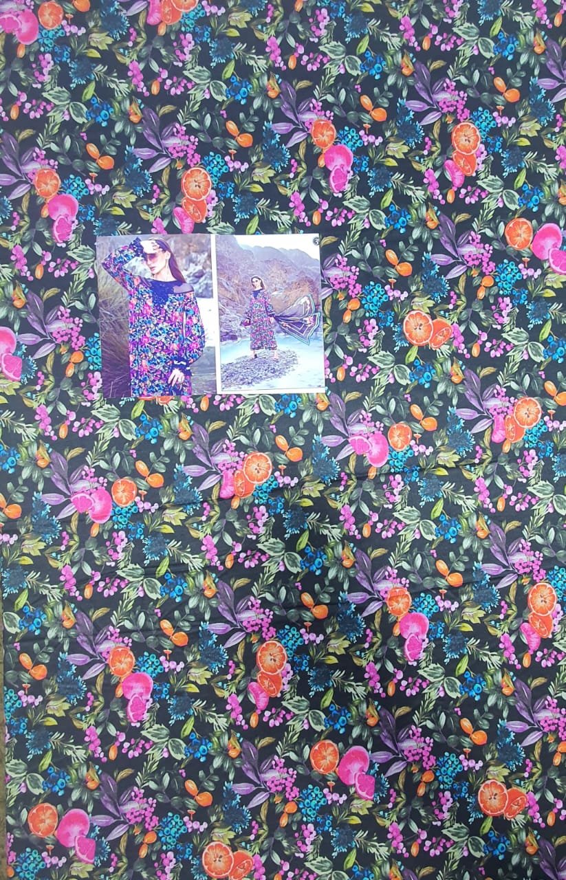 Maria b mprints winter master copy replica online winter collection 2022 linen suit navy blue best quality replica 2022 master replica