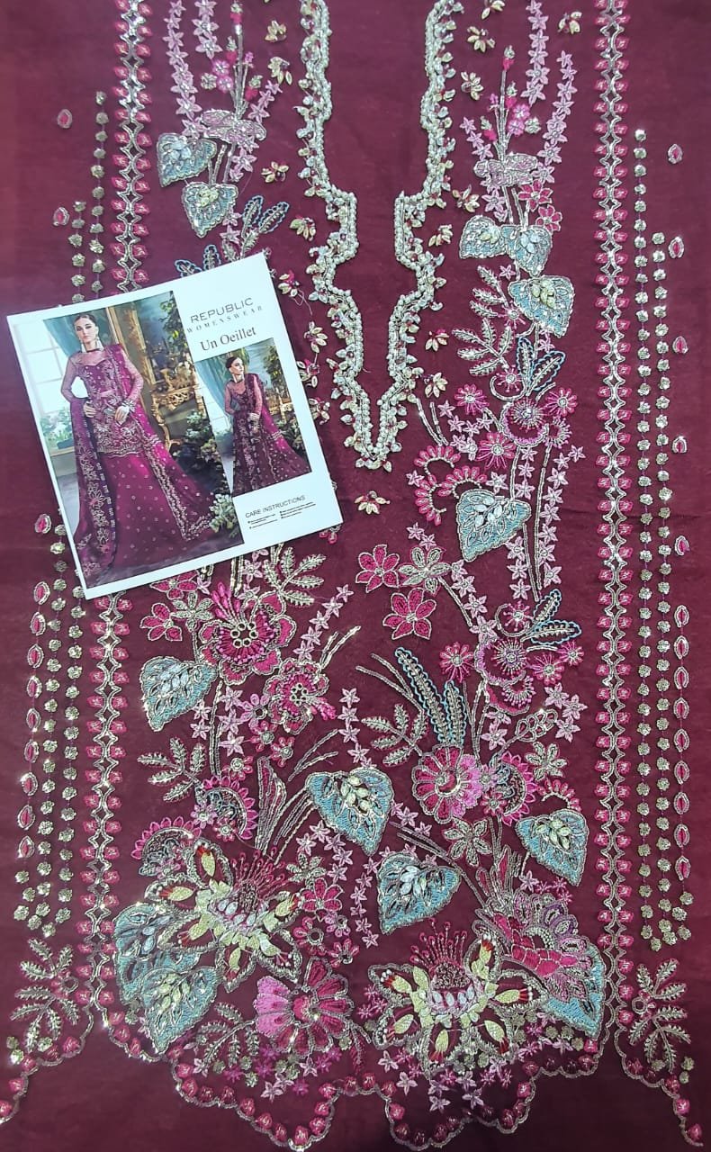 Republic womenswear master copy wedding replica online best quality 2022 master replica bridal maxi 2022 chiffon wedding 2022 pakistani master king replica suit maxi