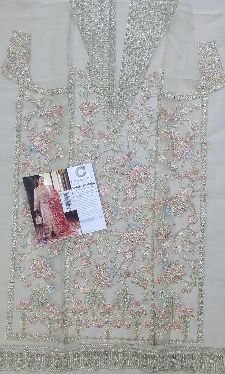 Aik jhalak Crimson replica By Saira Shakira replica 2022 in karachi fancy handwork collection master replica online best quality 2022 master replica bridal maxi 2022 chiffon wedding 2022 pakistani master king replica suit maxi