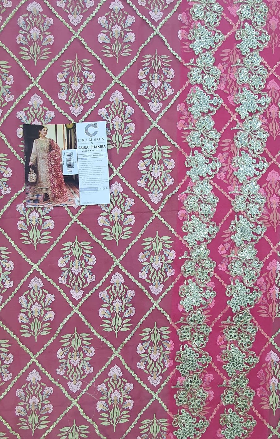 Aik jhalak Crimson replica By Saira Shakira replica 2022 in karachi fancy handwork collection master replica online best quality 2022 master replica bridal maxi 2022 chiffon wedding 2022 pakistani master king replica suit maxi