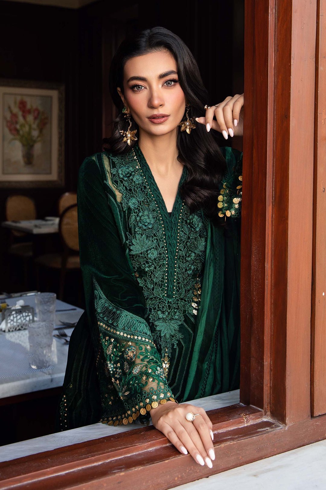 Maria B Luxury winter collection 2024 velvet king master Replica pakistan
