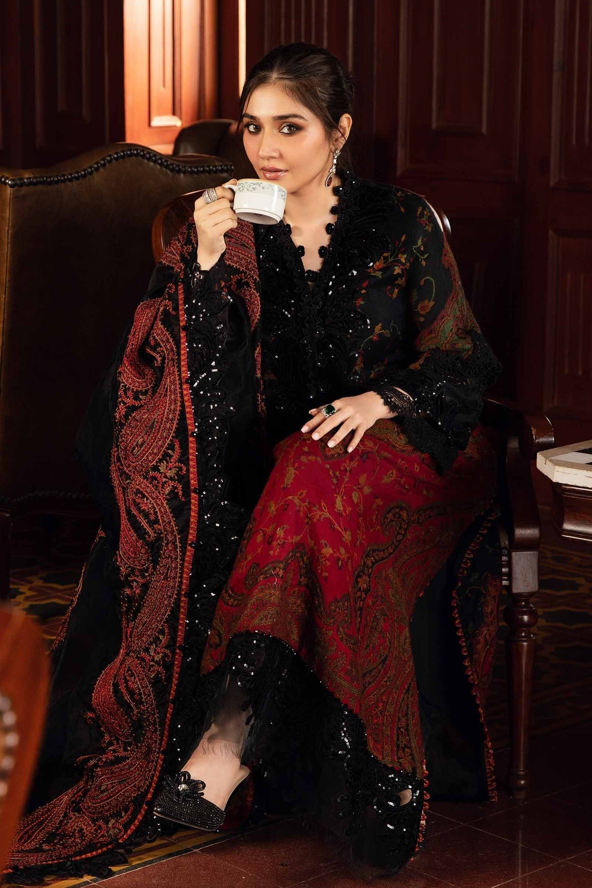 Maria B velvet 2024 Luxury winter collection velvet king master Replica pakistan