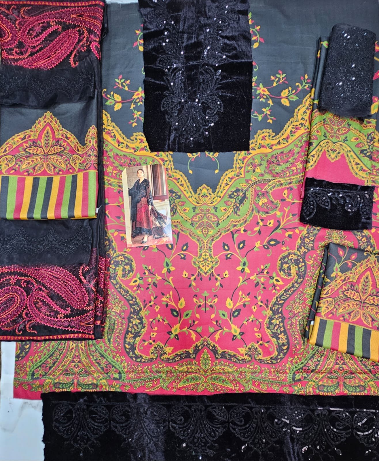 Maria B velvet 2024 Luxury winter collection velvet king master Replica pakistan