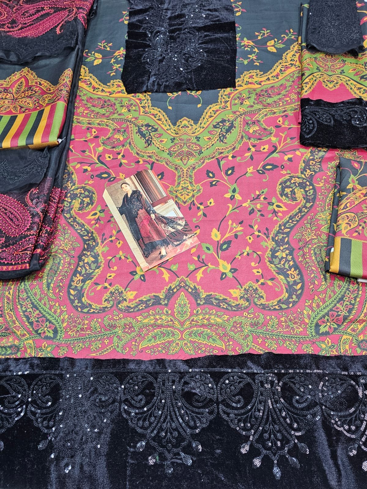 Maria B velvet 2024 Luxury winter collection velvet king master Replica pakistan