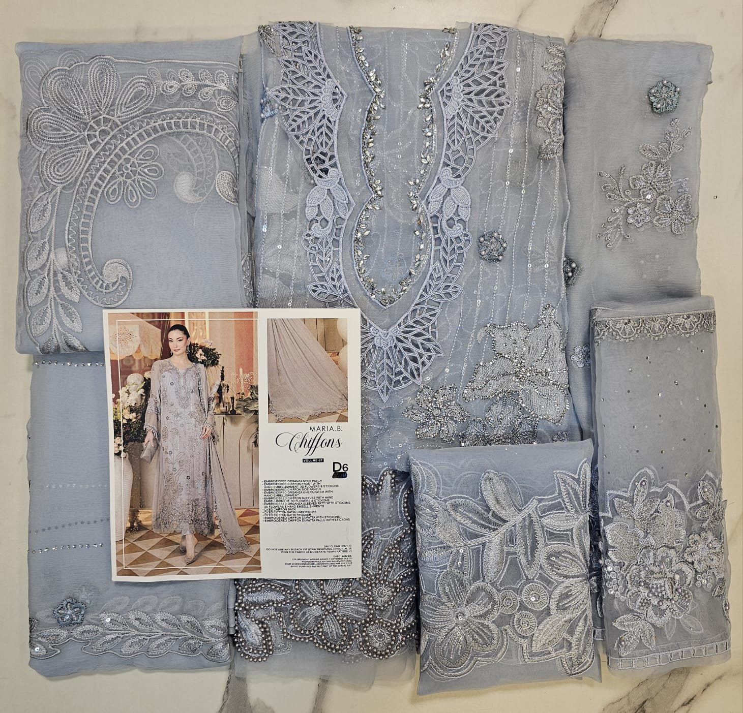 Maria b chiffon edition d6 master king replica in pakistan