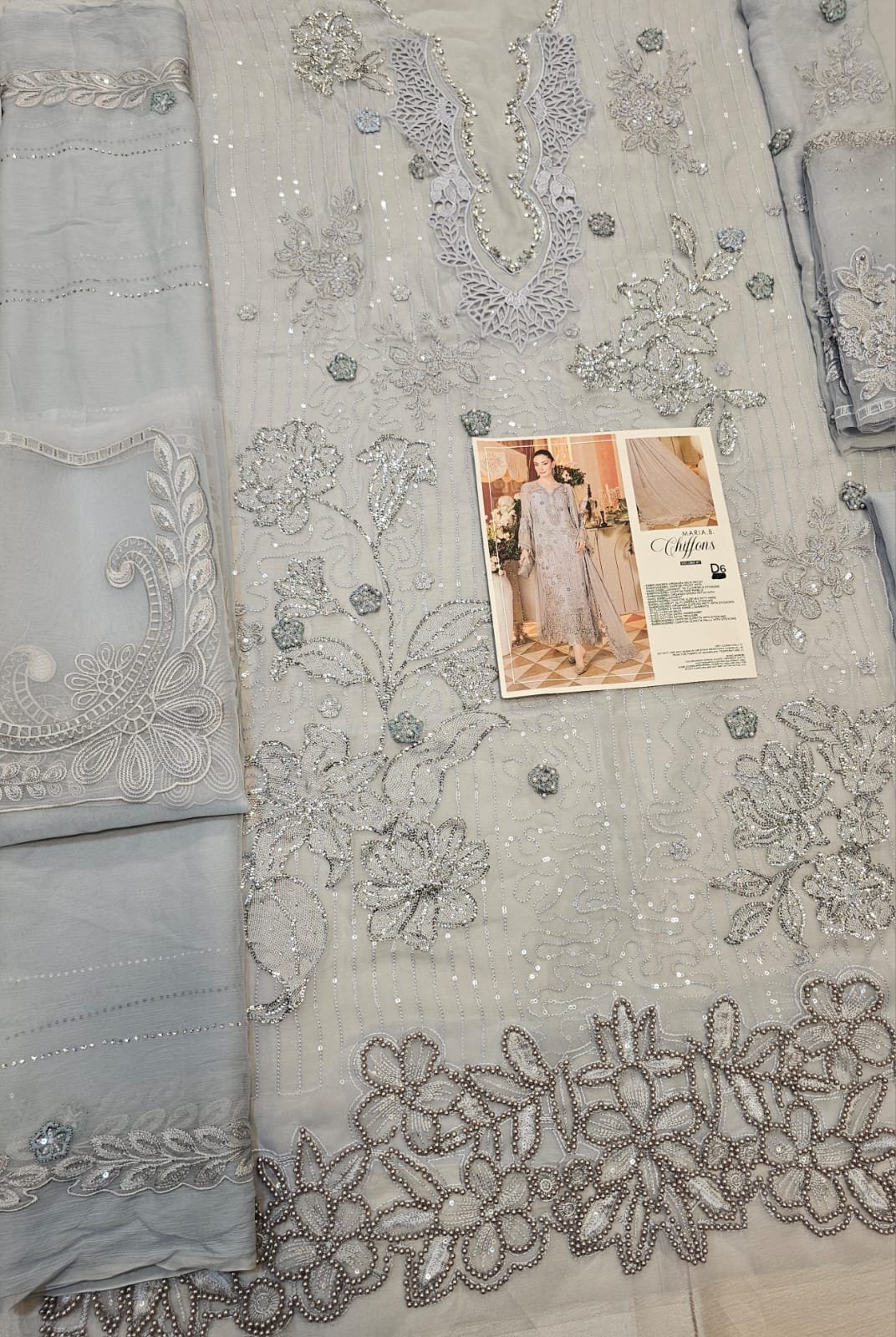 Maria b chiffon edition d6 master king replica in pakistan
